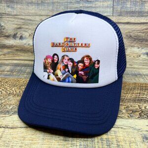 The Babysitters Club Mens Trucker Hat Blue Snapback Scholastic Books 80s Cap